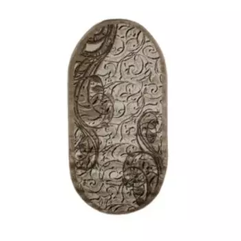 Ковер овальный «Эспрессо», размер 80x150 см