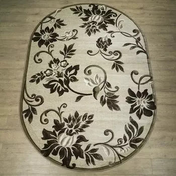 Ковер овальный «Круиз», размер 60x110 см