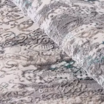 Ковер овальный Opera, размер 80x150 см (W8487_L.BEIGE / BLUE POLY)