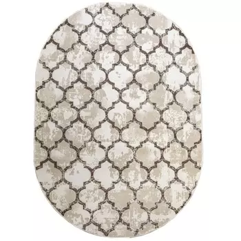 Ковер овальный Rich, размер 200x290 см, дизайн brown