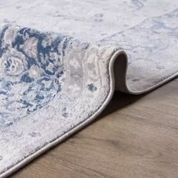 Ковер овальный Rubi, размер 80x150 см (B797B_CREAM / BLUE)