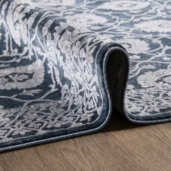 Ковер овальный Rubin, размер 80x150 см (P653A_NAVY / L_GRAY)