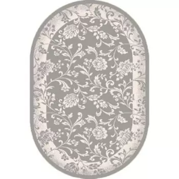 Ковер овальный «Сиреневая Дымка», размер 80x150 см