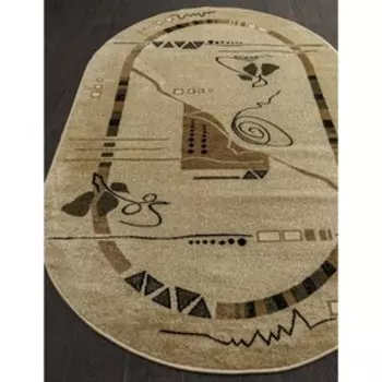 Ковер овальный VALENCIA 5305, размер 350x400 см, цвет cream