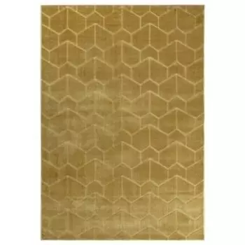 Ковер Soft, размер 100x200 см, дизайн J765A YELLOW/YELLOW