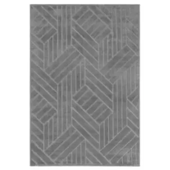Ковер Soft, размер 80x150 см, дизайн J743A GREY/GREY
