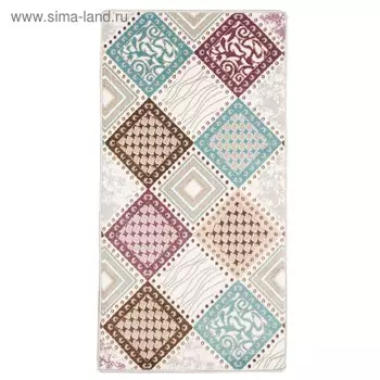 Ковер Соло прямоугольный 80х150см, 44004/26, джут ПП100%