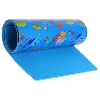 Коврик туристический, 180х55х0.8 см, цвет синий