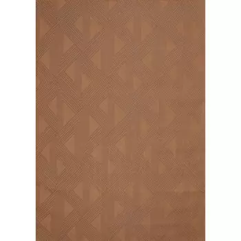 Ковёр-циновка овальный 9193, размер 50х80 см, цвет gold/brown