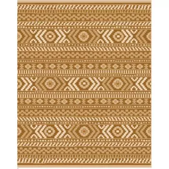 Ковёр-циновка прямоугольный 8723, размер 80х150 см, цвет Brown/Bej