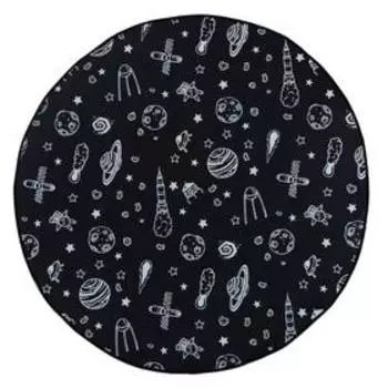 Ковёр детский Этель «Космос», d=120 см, 700г/м2