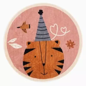 Ковёр детский Этель «Тигрёнок», d=80х1200г/м2