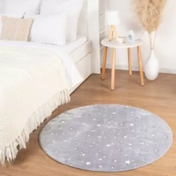 Ковёр детский светящийся Этель «Небосвод», d=120 см, 450 гр/м2