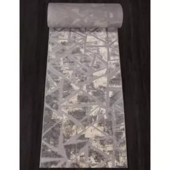 Ковровая дорожка Sigma 406, размер 200x2500 см, цвет brown-beige