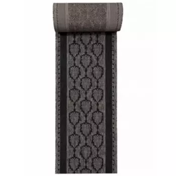 Ковёр дорожка Vegas S001, размер 120x3000 см, цвет black