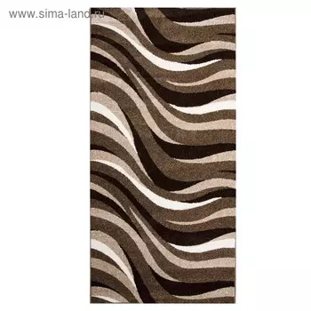 Ковёр Фризе Эспрессо, 80х150 см