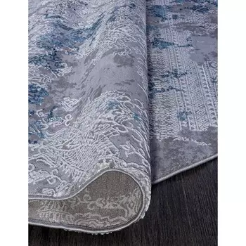 Ковёр круглый Armina 03851A, размер 160x160 см, цвет blue / blue