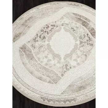 Ковёр круглый Armina, размер 200x200 см, цвет brown/brown