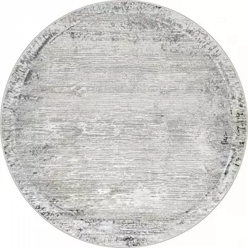 Ковёр круглый Eliza 38548A, размер 200x200 см, цвет grey fls/cream fls