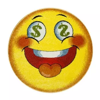 Ковёр круглый «Фэнси», размер 75x75 см