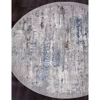 Ковёр круглый Karmen Hali Armina, размер 200x200 см, цвет blue/blue