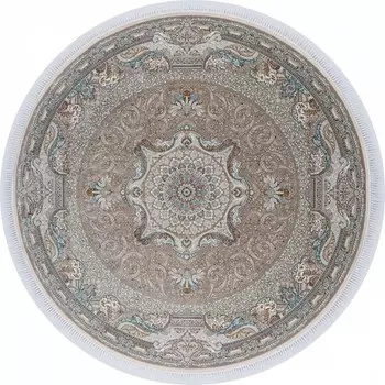 Ковёр круглый MASHAD, размер 200x200 см, дизайн nescafee