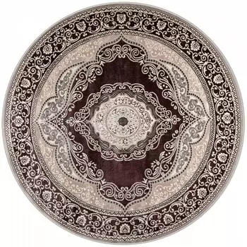 Ковёр круглый Rimma Lux 36868J, размер 300x300 см, цвет l.grey/lila