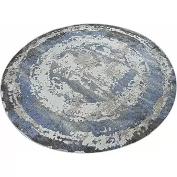 Ковёр круглый Rimma Lux 36897J, размер 160x160 см, цвет blue/grey