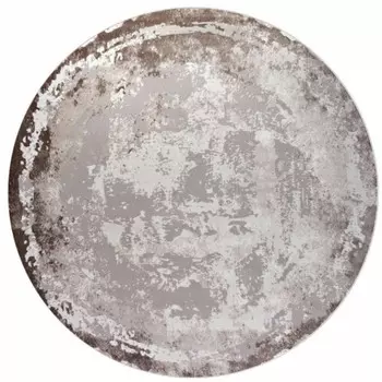 Ковёр круглый Rimma Lux 36897J, размер 240x240 см, цвет beige/d.beige