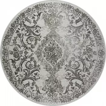 Ковёр круглый Rimma Lux 36932J, размер 300x300 см, цвет cream/grey