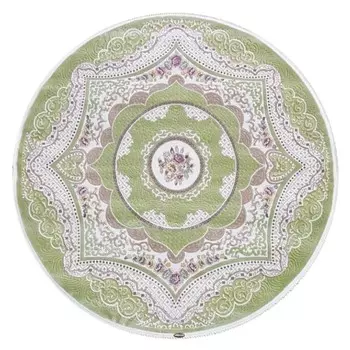 Ковёр круглый RITIM, размер 250x250 см, дизайн green/green