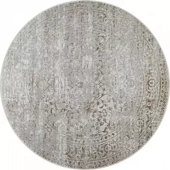 Ковёр круглый Roma 37905B, размер 250x250 см, цвет beige fls / beige fl