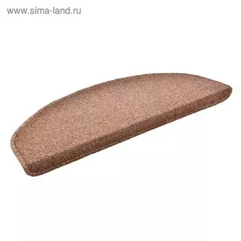 Ковёр на ступеньку, цвет коричневый