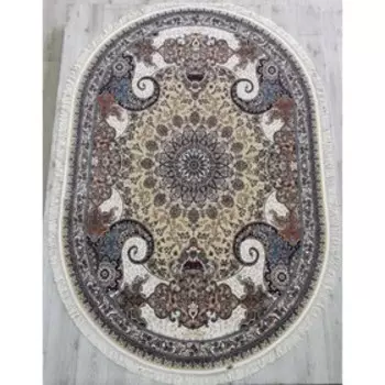 Ковёр овальный Abrishim 36165A, размер 150x230 см