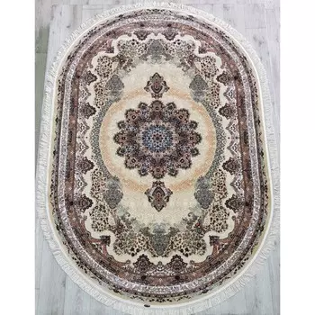 Ковёр овальный Abrishim 36316A, размер 80x150 см