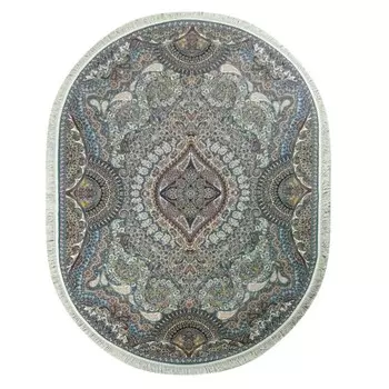 Ковёр овальный ABRISHIM, размер 150x230 см, дизайн blue/blue