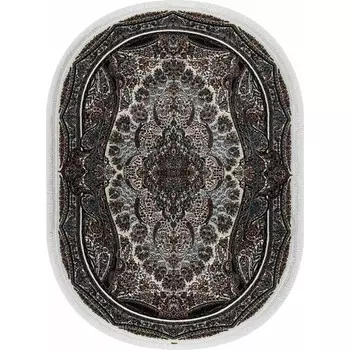 Ковёр овальный ABRISHIM, размер 150x230 см, дизайн cream/cream