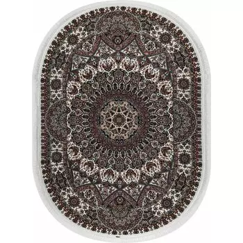 Ковёр овальный ABRISHIM, размер 200x290 см, дизайн cream/cream