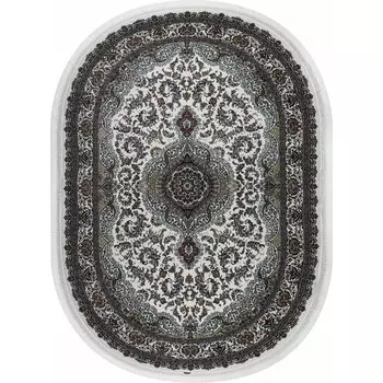 Ковёр овальный ABRISHIM, размер 250x350 см, дизайн cream/cream