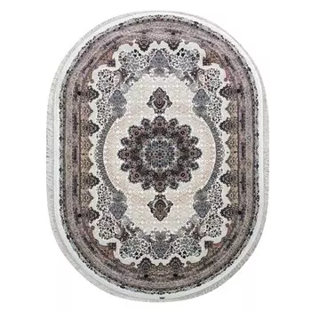 Ковёр овальный ABRISHIM, размер 250x350 см, дизайн cream/cream