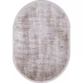 Ковёр овальный Ajmal lp 257, размер 160x230 см, цвет cream/brown