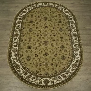 Ковёр овальный «Акварель», размер 60x110 см