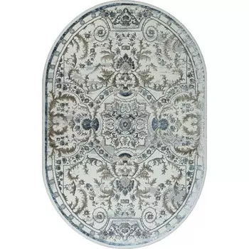 Ковёр овальный Alpin Sahara, размер 160x230 см, цвет d.blue fdy/cream hb