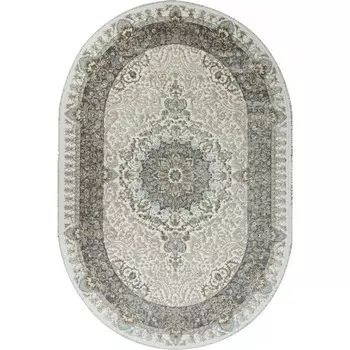 Ковёр овальный Alpin Sahara, размер 80x150 см, цвет grey fdy/cream hb