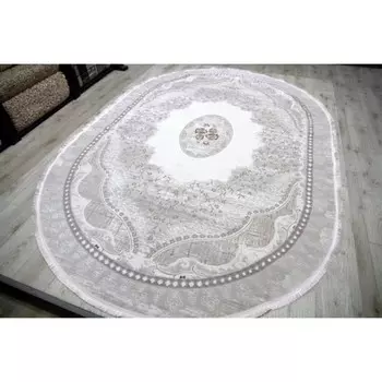 Ковёр овальный Amatis Lux 36548A, размер 150x300 см