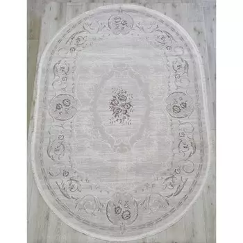 Ковёр овальный AMATIS LUX, размер 250x350 см, дизайн l.beige/l.beige