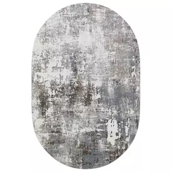 Ковёр овальный AMBER, размер 125x180 см, дизайн l.beige/l.beige