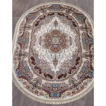 Ковёр овальный Aravia 6807, размер 120x170 см, цвет cream