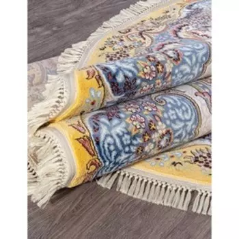 Ковёр овальный Aravia 6807, размер 160x220 см, цвет yellow