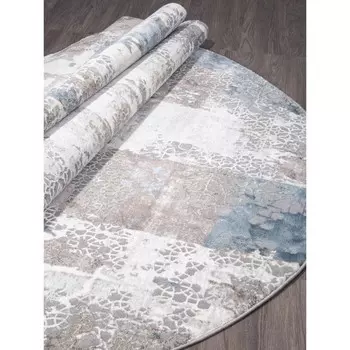 Ковёр овальный Armina 03857A, размер 160x230 см, цвет blue / blue